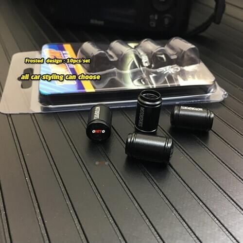 Car Styling 10SET 40pcs Matte Car Wheel Rim Tire Valve Caps Covers For Bmw audi benz Toyota Kia Hyundai Nissan Lexus benz kia