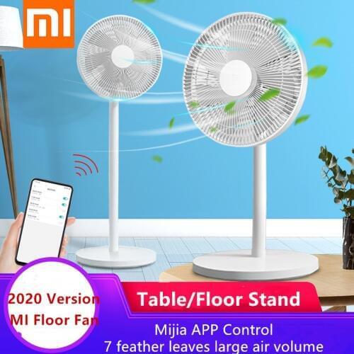 New XIAOMI MIJIA Smart Mi Standing Fan Floor & Table Electric Fan Natural Wind Air Cooling Mihome App Control 2020 New Version