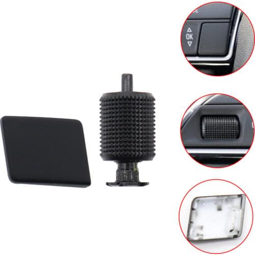 Suitable for Audi A4 Q5 steering wheel button fake cover multi-function decorative cover small square cover button piece