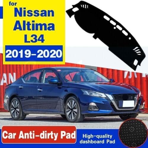 For Nissan Altima 2019 2020 L34 Anti-Slip Mat Dashboard Cover Pad Sunshade Dashmat Protect Carpet Anti-UV Car Accessories Rug