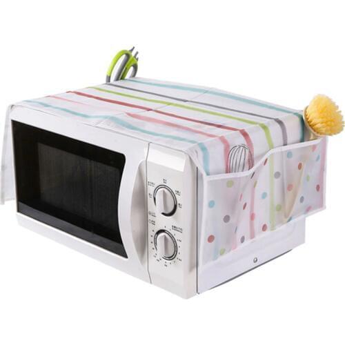 Kithen Microwave Oven Dust Cover Printer Waterproof Oil proof Dustproof Storage Bags Decorative Covers Organizer