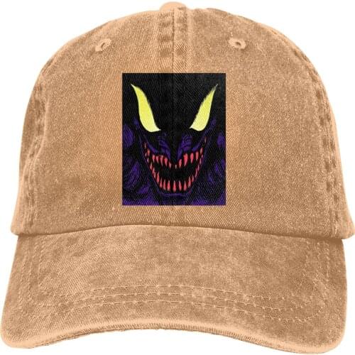 Adjustable Solid Color Baseball Cap Devil Graphic Washed Cotton devilman crybaby Dark Anime Akira Sports Woman Hat