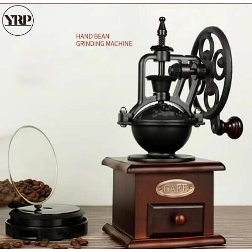 Hand coffee grinder home decoration kitchen accessories barista tools Retro Ferris Wheel coffee grain mill pepper spices grinder