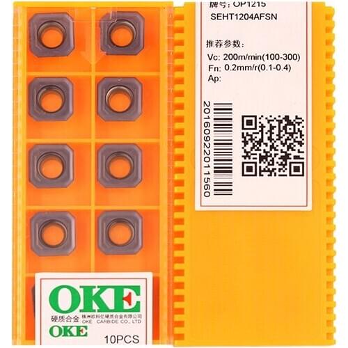 SEHT1204AFSN OP1215 100% Original China OKE carbide insert with the best quality 10pcs/lot free shipping