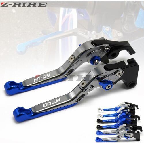 For YAMAHA FZ-09 FJ-09 MT-09 SR MT09 MT 09 MT-09 Tracer 2014-2018 Motorcycle Accessories Folding Extendable Brake Clutch Levers