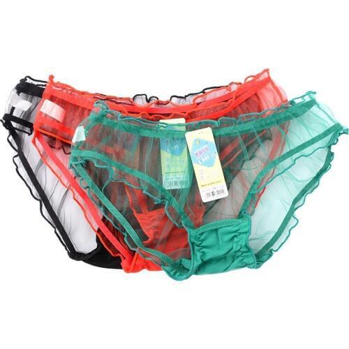Womens Sexy Full Lace Panties Transparent Soft Briefs Underwear Culotte Elegant Woman Lingerie Calcinha Underpants drop ship