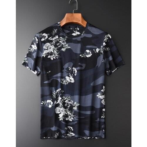 100% Men T-shirt Luxury Fashion Printing Short Sleeve Mens Plus Size 3XL 4XL Summer Slim Fit Casual Man T-shirts