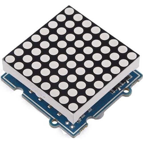 104020089 Grove - Red LED Matrix w/Driver,Integrated RC oscillator