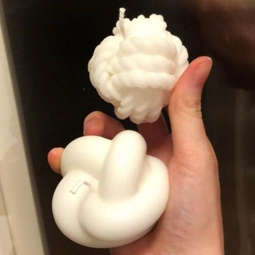 DIY 3D Candle Mold Handmade Aromatherapy Soy Wax Candle Silicone Mold Plaster Candles Mould UV Epoxy Resin Soap Molds Home Decor