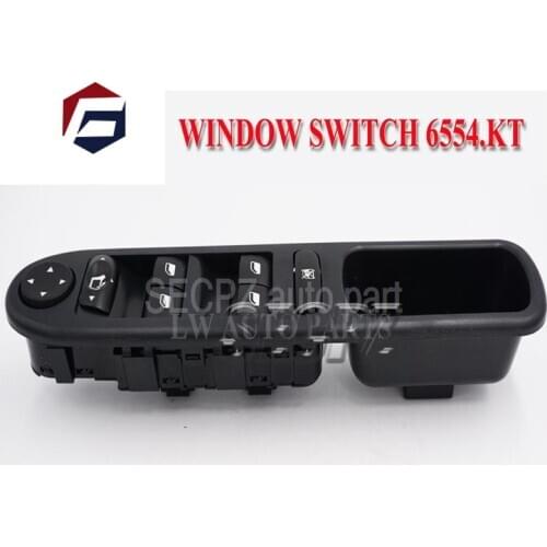 6554.KT For Peugeot 307 CC Old Models LHD Power Window Switch Electric Folding