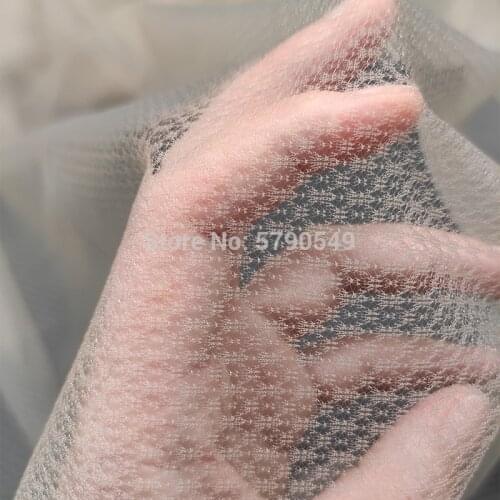 Diamond-net-materials flower skin net fabric for making toupee Wig-top-skin-net