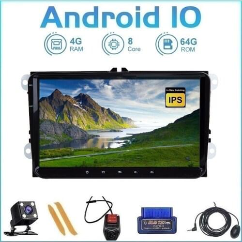 ZLTOOPAI For VW/Volkswagen/Golf/Polo/Tiguan/Passat/B7/B6/SEAT/leon/Skoda/Octavia Multimedia Player GPS Navigation IPS HIFI HD
