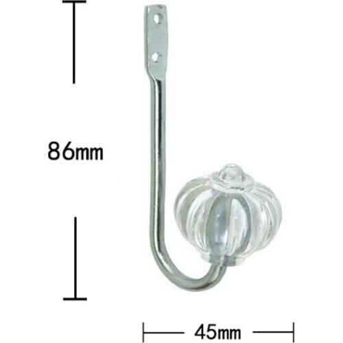 White Door Hanger Hooks Fashion Bathroom Wall Hanger Hats Bag Keychain Metal Hook Coat Wall Hooks with Screws,86*45mm,6Pcs