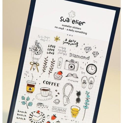 SONIA Daily Life paper sticker package DIY diary decoration sticker album scrapbooking
