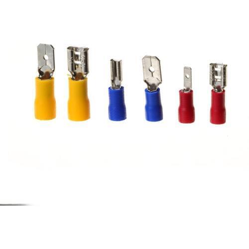 Electrical Crimping Plier Hand Tool Set 0.5-6mm2 & 900Pcs Wire Insulation Connector Terminal Spade Butt Connectors Kit