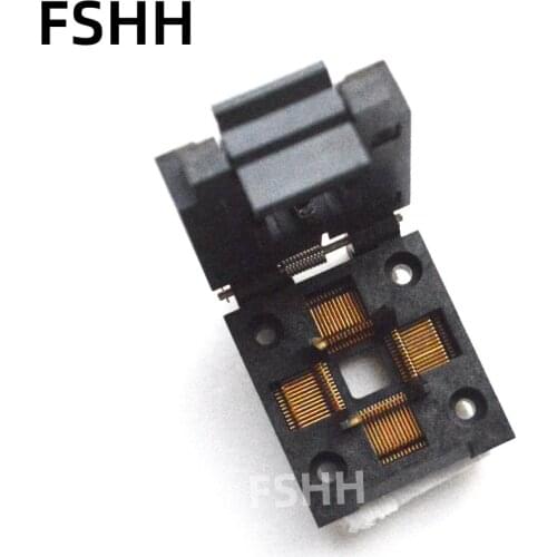 FPQ-52-0.65-02 test socket QFP52 TQFP52 LQFP52 FPQ52 ic socket 0.65mm 12x12mm 14x14mm
