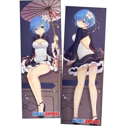 Hobby Express Anime Dakimakura Japanese Otaku Waifu Hugging Body Pillow Cover Rem ADP20061