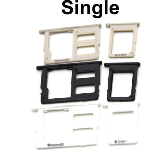 1 set Dual SIM/ Single SIM New original For Samsung Galaxy J5 prime J7 prime On5 On7 G6100 G5700 Nano SIM Card micro SD Tray