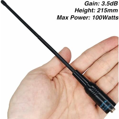 Original Nagoya NA-701 SMA-Female Antenna UHF VHF Dual Band Antena for Baofeng UV-5R UV-82 BF-888S Walkie Talkie NA701 Antennas