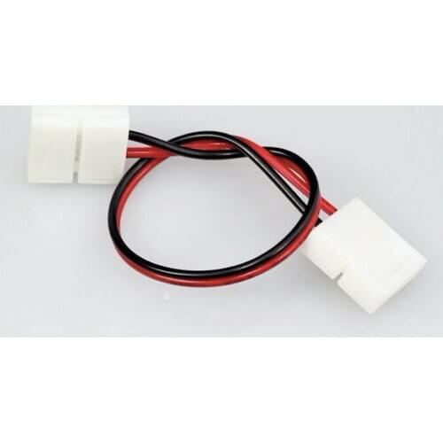 LED lights with solderless connectors 5050 RGB light strip joint connector for serial extension cable Fittings