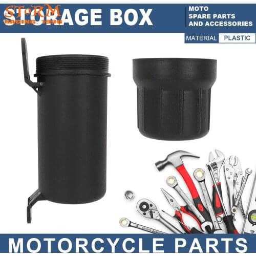 Universal Off-Road Motos Waterproof Tool Tube Gloves Raincoat Storage Box Gloves Put Box Motorcycle Accessories New