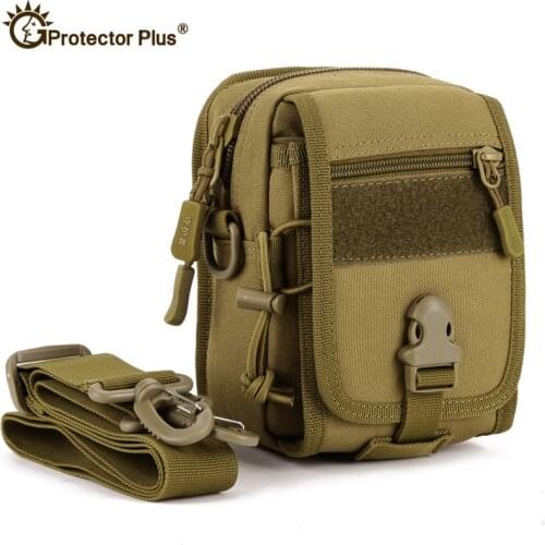 Military Tactical Bag Nylon Waterproof Molle Pouch Running Package Climbing Travel Hiking Bags For 5.5 inch Mobile Phone