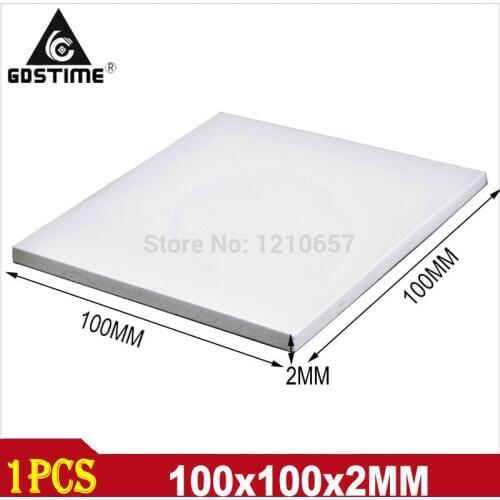 1PCS 100 x 100 x 2mm White Thermal Pad Silicone Heatsink Cooling Conductive GPU CPU