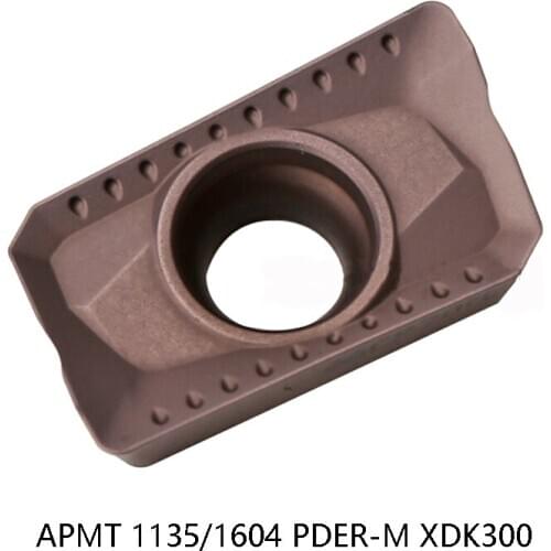 100% Original APMT APMT1135 APMT1604 PDER Carbide Inserts for Milling APMT1135PDER-M APMT1604PDER-M XDK300 Lathe Turning Tools