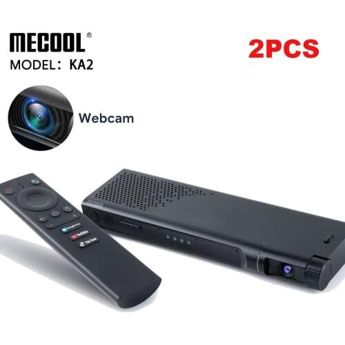 2PCS Android TV 10 With 1080P HD Camera S905X4 DDR4 16GB tvbox Smart Home For Video Calling Live Show Mecool NOW KA2 Box Voice