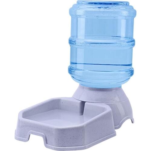 3.8L Automatic Feeding Water Container Plastic Pet Bowl Cat Dog Water Dispenser Feeder with Anti-slip Base