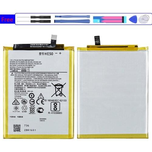 HE50 Battery 5000mAh for Motorola Moto E4 Plus Mobile Batteries Replacement XT1773 XT1775 XT1771 XT1774 E5 Plus Mobile Phone Bat