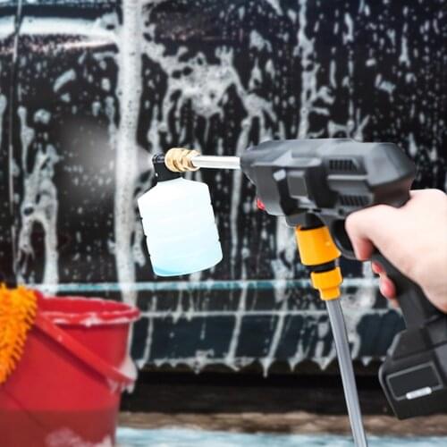 Cordless Electric Car Washer Gun High Pressure Cleaner Foam Nozzle For Auto Cleaning Care Protable Car Wash Spray Dropship