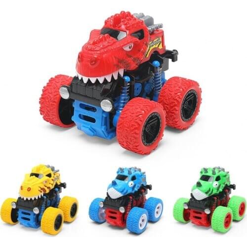 Four-wheel Drive Inertial Educational Drop-resistant Four-wheel Drive Stunt Car for Kids