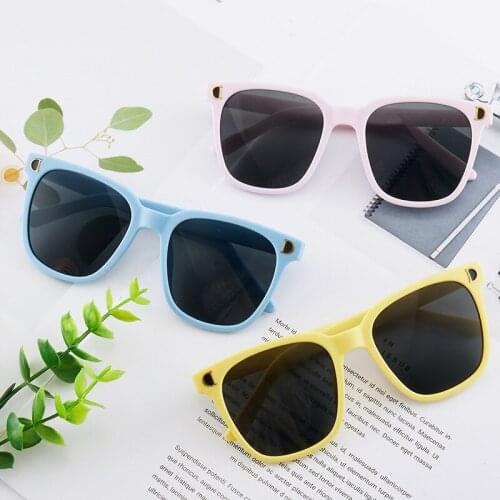 Kids Sunglasses Boys Retro Children Sunglasses Girls Sun Glasses Vintage Baby Eyeglasses Oculos simple Eyewear UV400