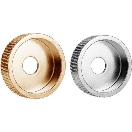 16mm Bore Round Wood Shaping Angle Grinding Wheel Tungsten Carbide Rotary Abrasive Disc for Woodworking Sand Carving Hand Tools