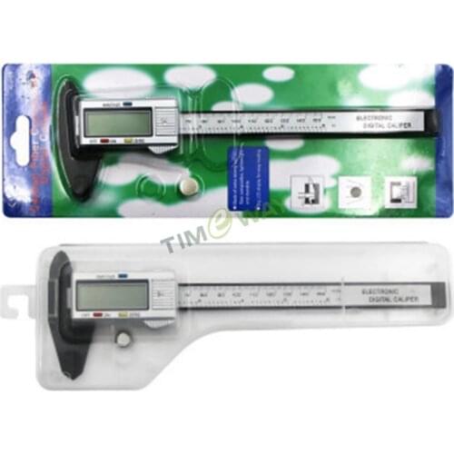 Electronic digital display 0-150mm high-strength plastic carbon fiber metric vernier calipers