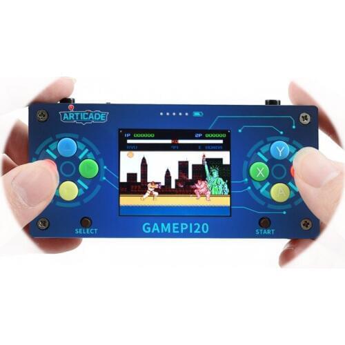 GamePi20 Add-ons for Raspberry Pi Zero to Build GamePi20 Player mini Portable Video Game Console Hat with 2.0inch IPS Display