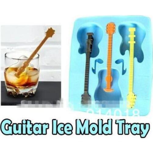 Candy No.:BG123 guitar mold fondant Cake decoration molds food grade material silicone chocolate mould