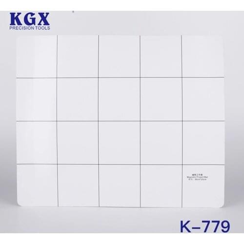 KGX 20X25 25X30CM Universal Magnetic Pad for Phone Repair Project Mat Memory Chart Work Pad for Prevent Small Electronics Losing