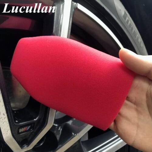 Lucullan High Density Pocket Polishing Waxing Sponge Basics of Bling Finger Mitt Foam Wax Applicator