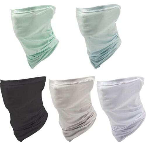 Cycling Mask Magic Scarf Neck Warmer Tube Hiking Cycling Face Bandana Ice Silk Balaclava Headband Head Wrap Cover
