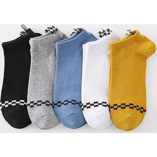 10 Pairs/Cotton Mens Socks New High Quality Short Ankle Socks Casual Breathable Active Socks Mens Boys Spring/Summer Boat Socks