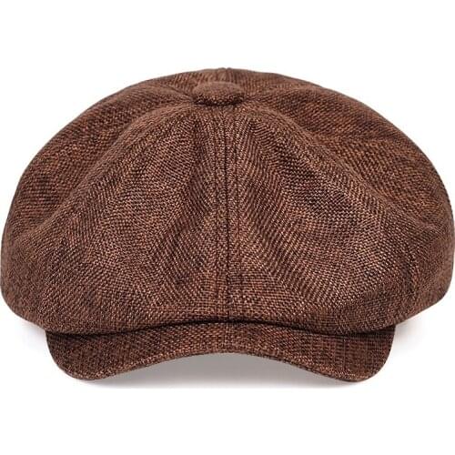 2020 New mens casual newsboy hat spring and autumn retro beret hat wild casual hats unisex wild octagonal cap