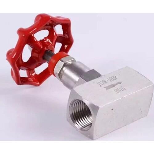 Female 304 Stainless Steel Needle Globe Valve Cut-Off Valve J13W 160P DN25 DN20 DN15 DN10 DN6 Rigidity Seal Valve