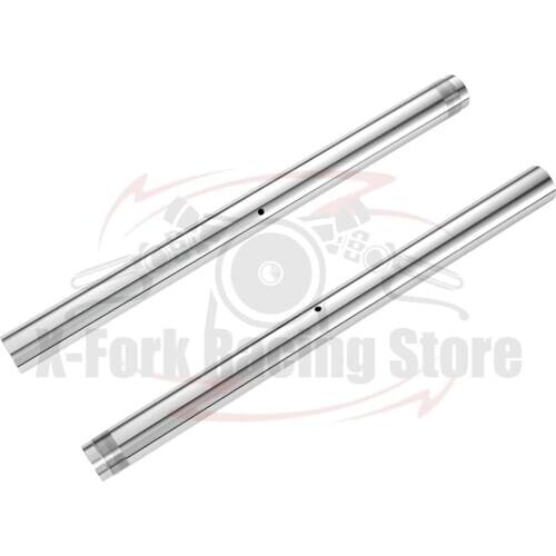 Front Fork Tubes Inner Pipes Silver Bar Pair For Triumph Daytona 675 2013-2017 2014 2015 2016 41x540mm T2044251