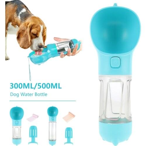 Pets Portable Water Bottle Small Medium Large Dog Leak-proof Dogs Outdoor Water Bottle Water Bowl Pet Products