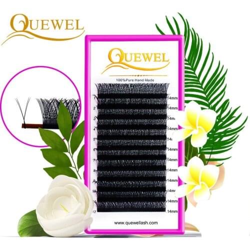 Quewel Y-Shape Volume Eyelash Extension Soft Natural False Eyelashes High Quality Personal Profession False Lashes Make up Tools