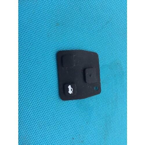 10Pcs/Lot Of New Replacement Key Rubber Pad For Toyota 2 3 Button Remote Blank Shell Case Cover Car Accessories Auto Parts Cheap
