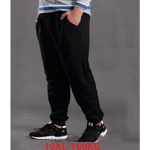 Summer men sweatpants sports work out pants large size 7XL 8XL 9XL 10XL pants oversize Stretch loose 150KG 160KG 60 62 66 68 70