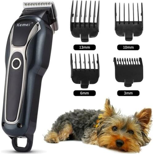 Kemei Pet Special Hair Clipper Golden Hair Satsuma Electric Clipper High-Power Silent Motor For Dogs Cats Adjustable Cutter Head